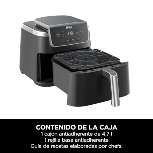 Ninja PRO 4.7L Friggitrice ad Aria 4 in 1, Cassetto Singolo, Frittura ad Aria, Cottura arrosto, Riscaldamento, Essiccazione, Componenti Antiaderenti Lavabili in Lavastoviglie, Nero, AF140EU : Amazon.it: Casa e cucina