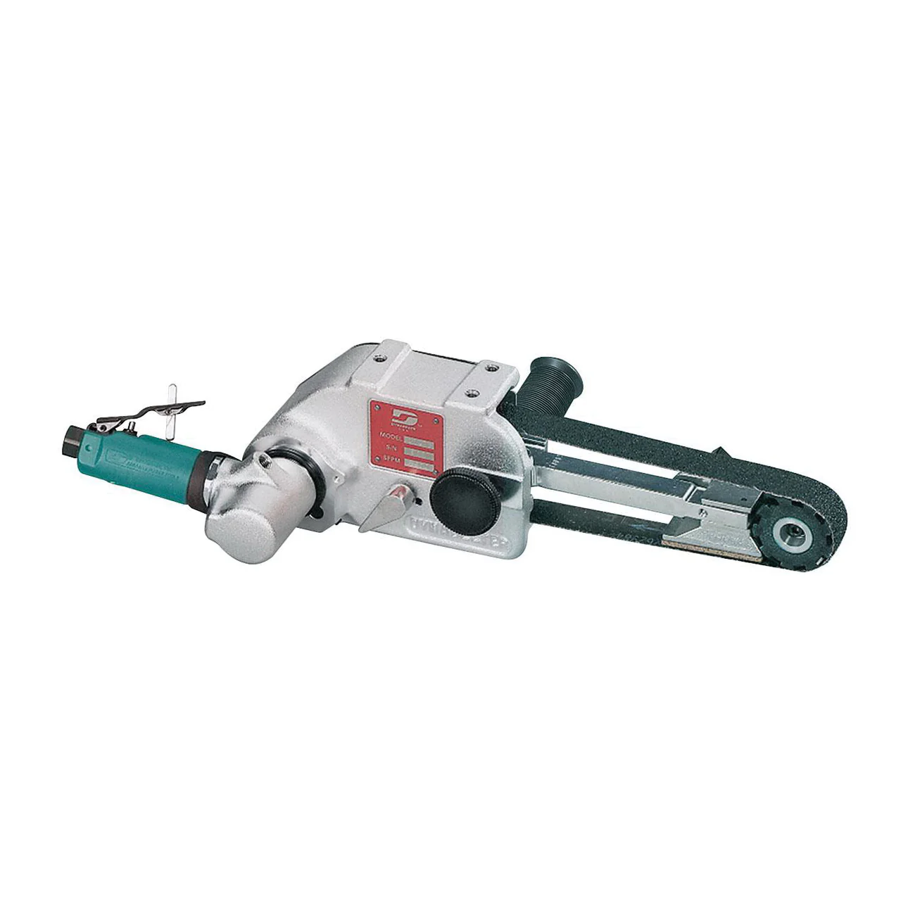 Dynabrade Dynabelter 11462  ~  Dynabelter Finisher .7 Hp 7 Degree Offset 18000 Rpm Front Exhaust For 1X60 Belts