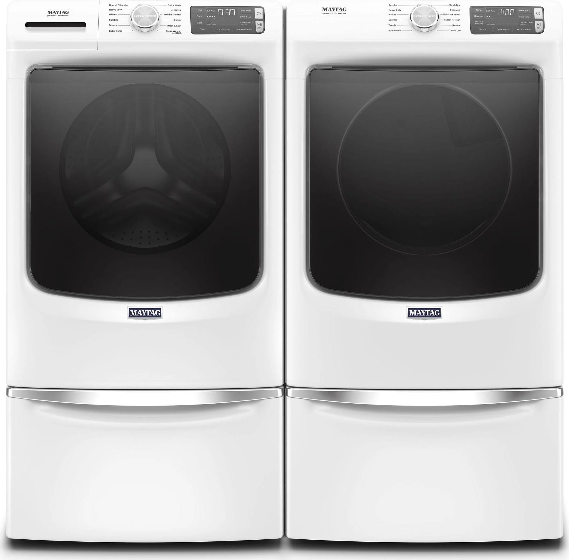 MED6630HW Front-Loading Electric Dryer - White