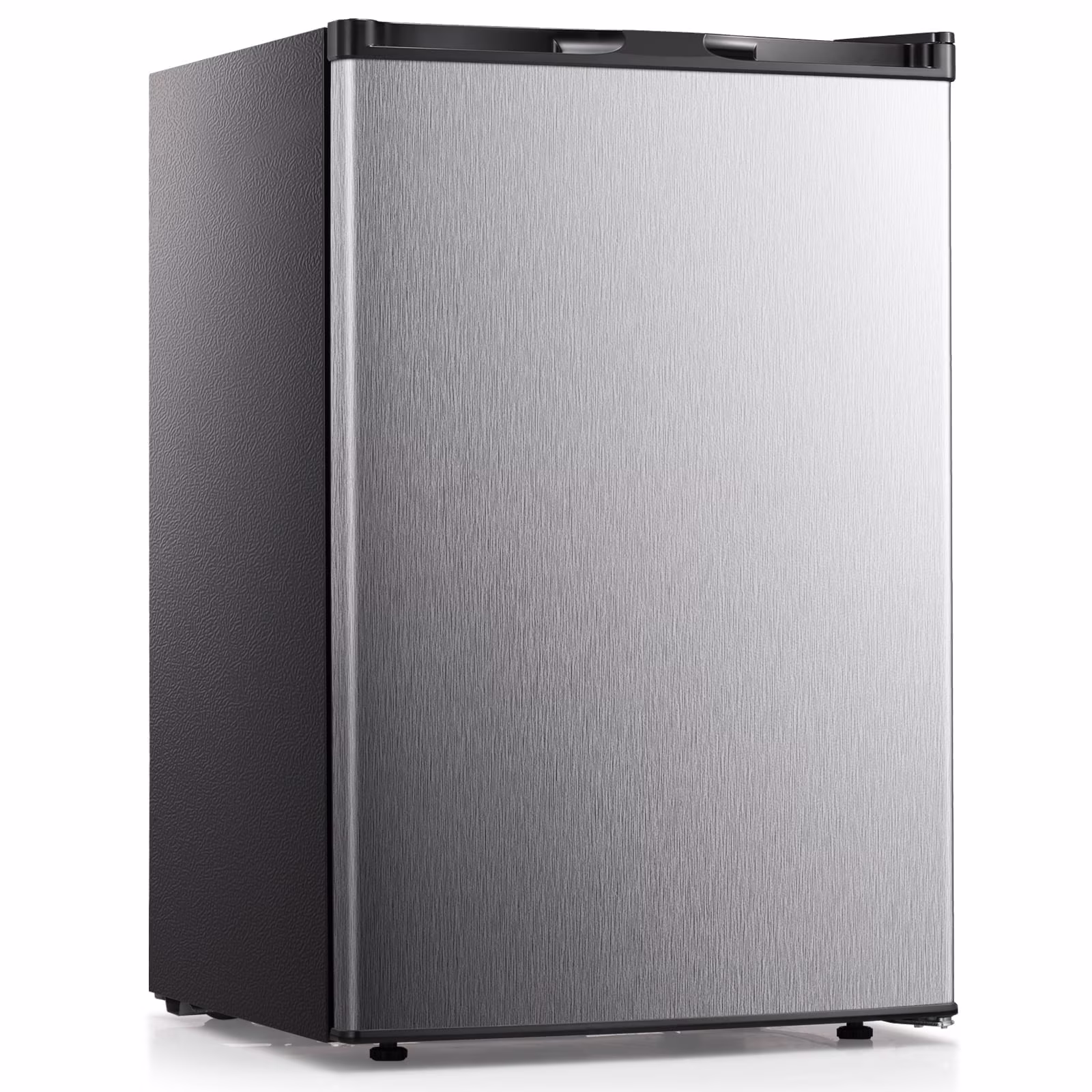 KNDKO 3.2Cu.ft Upright Freezer, Compact Freezer with Removable Shelves, Adjustable Thermostat for Home/Kitchen/Office, SILVER