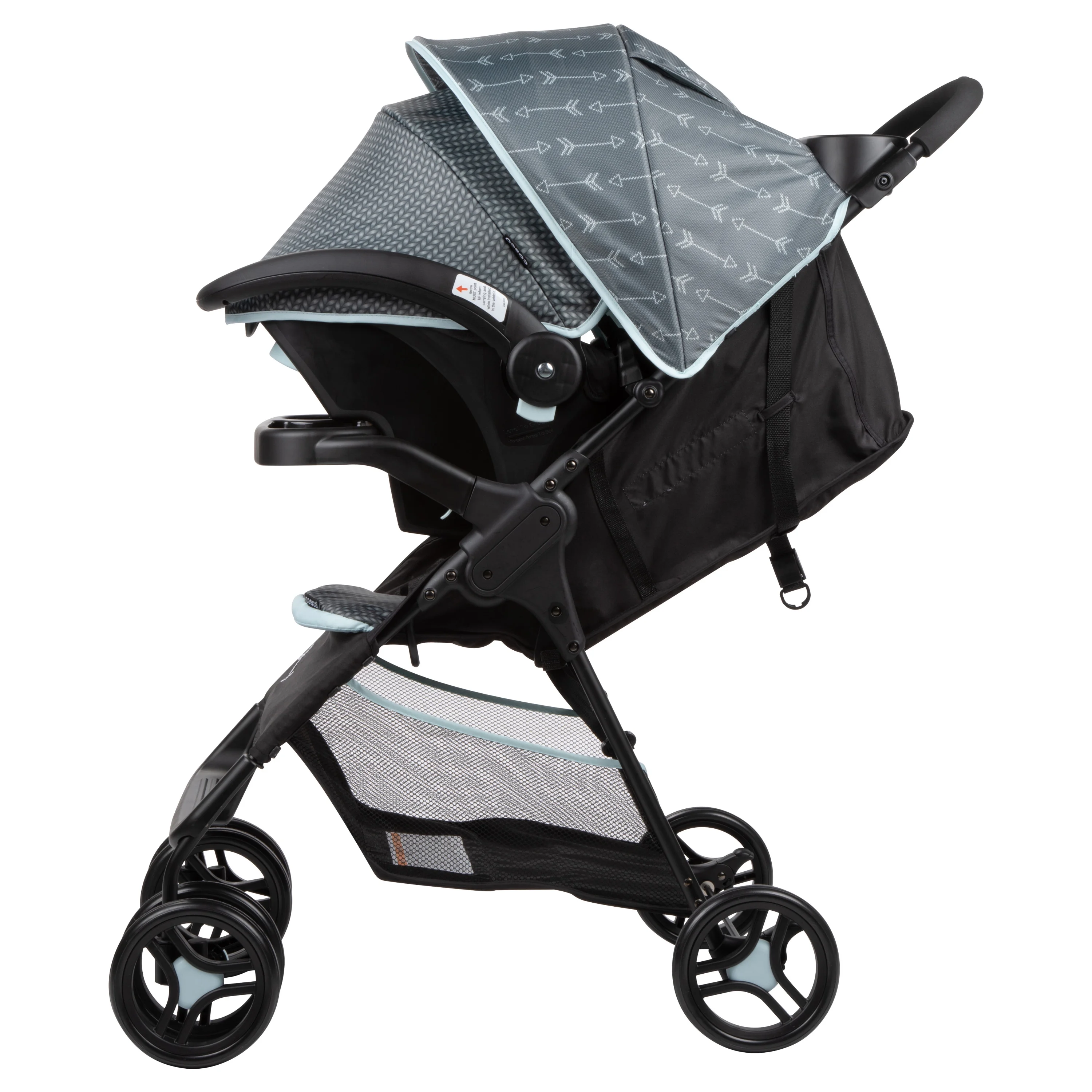 Cosco Kids Lift & Stroll DX Travel System, Gray Arrows, Toddler, Unisex