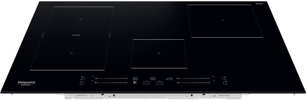 Hotpoint Piano Cottura ad Induzione da 77 cm, 4 Fuochi, Nero