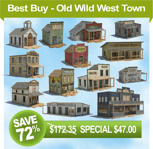 Wild West Town Pack Deal C