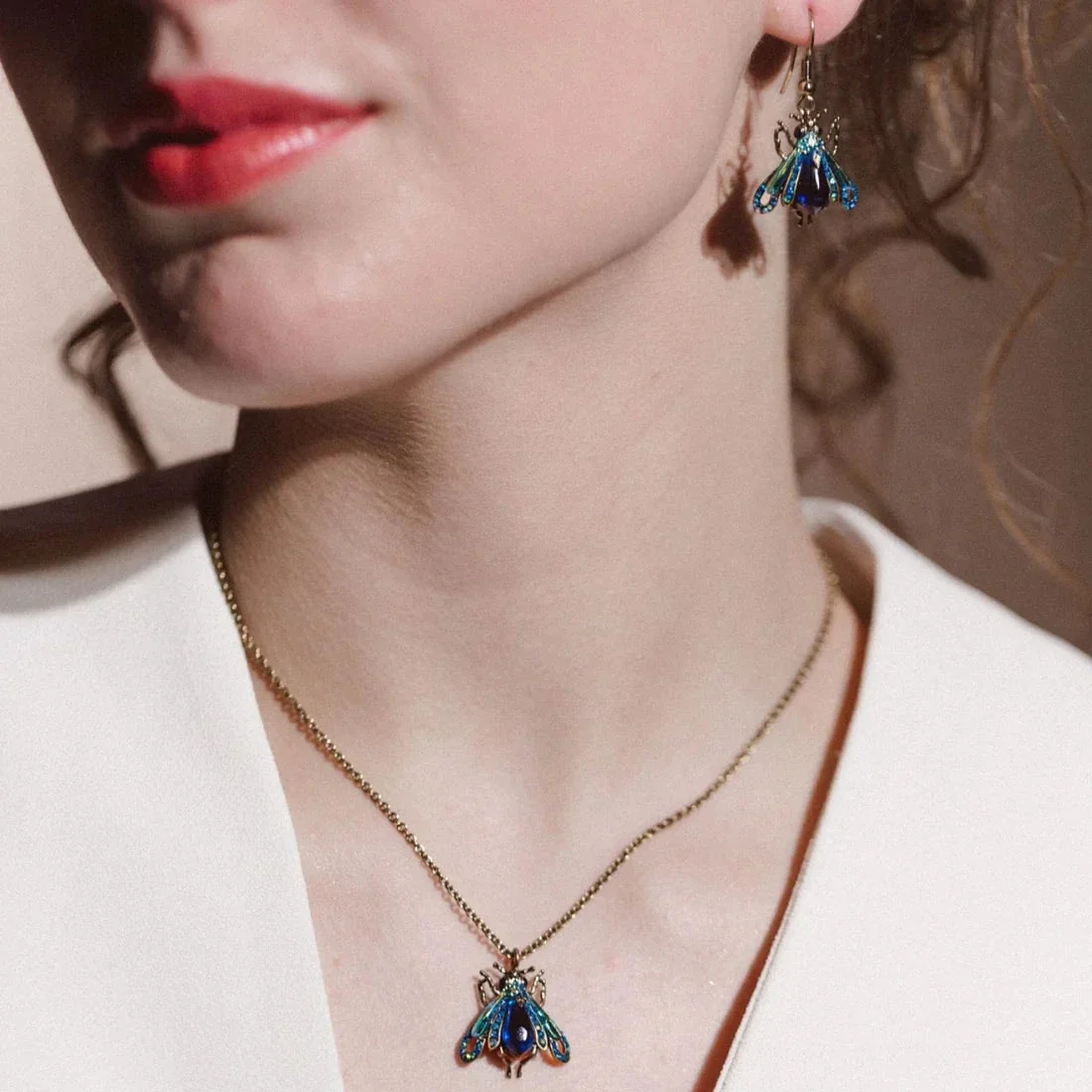 Vintage Moth Pendant