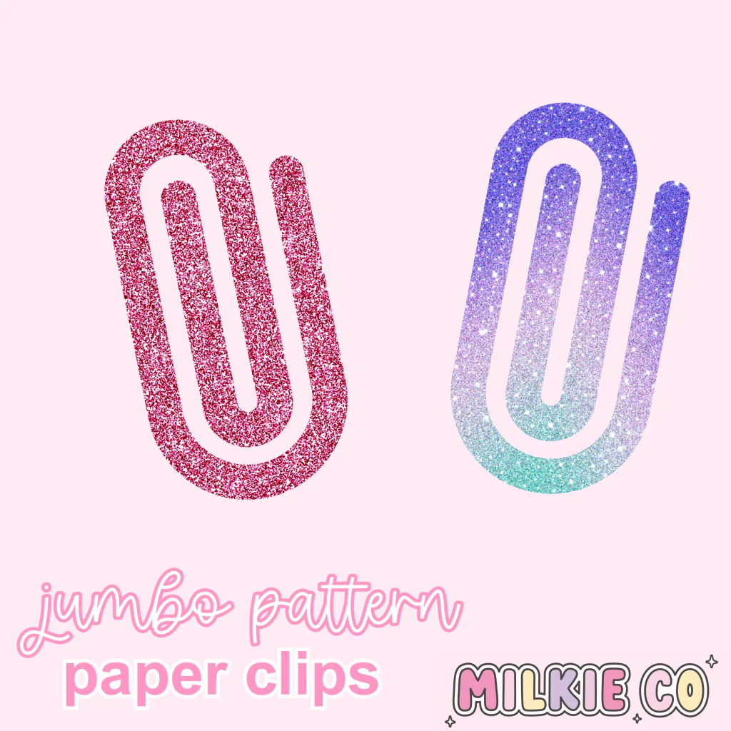 Jumbo Pattern Paperclips