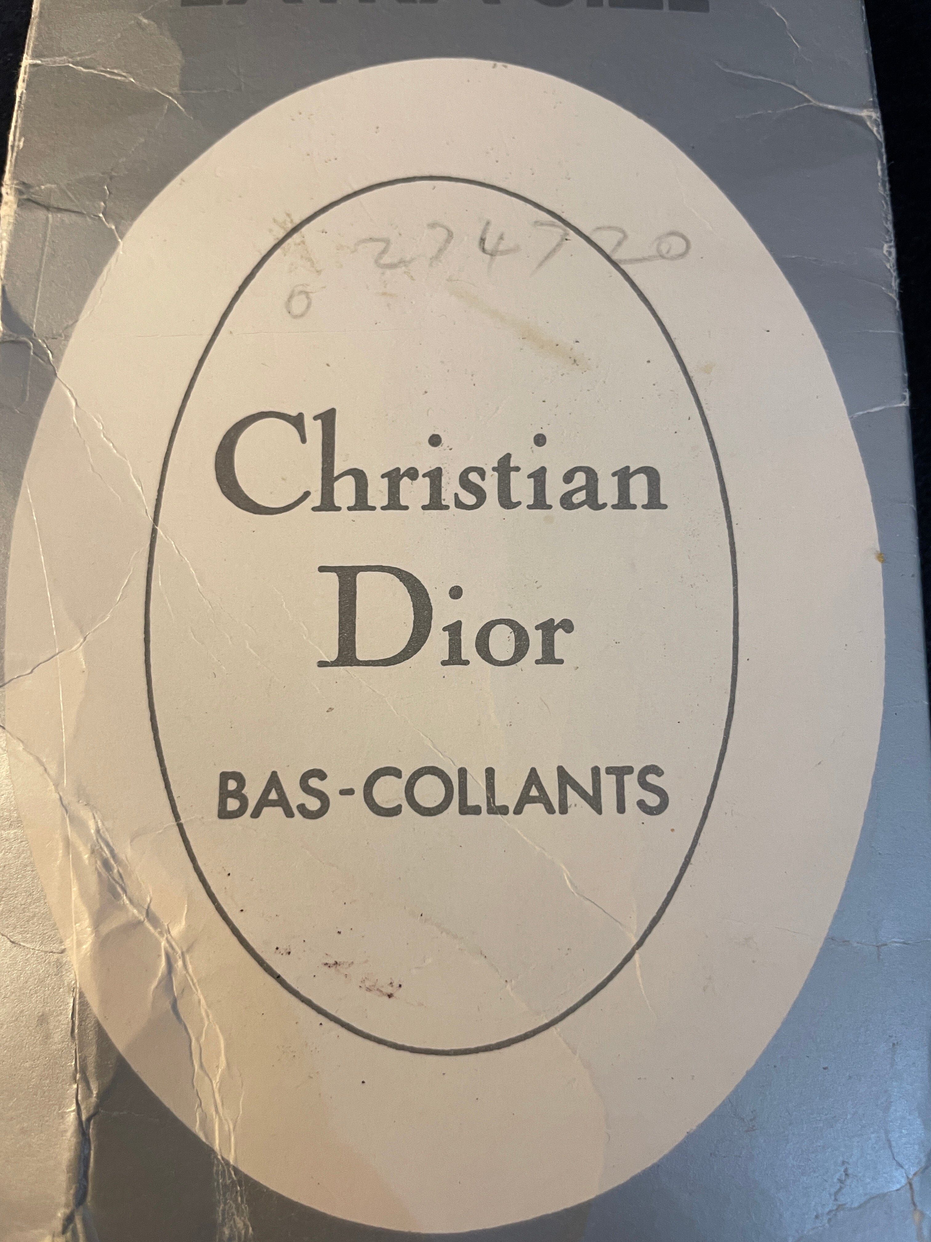1980s Christian Dior White Extra Large TIghts