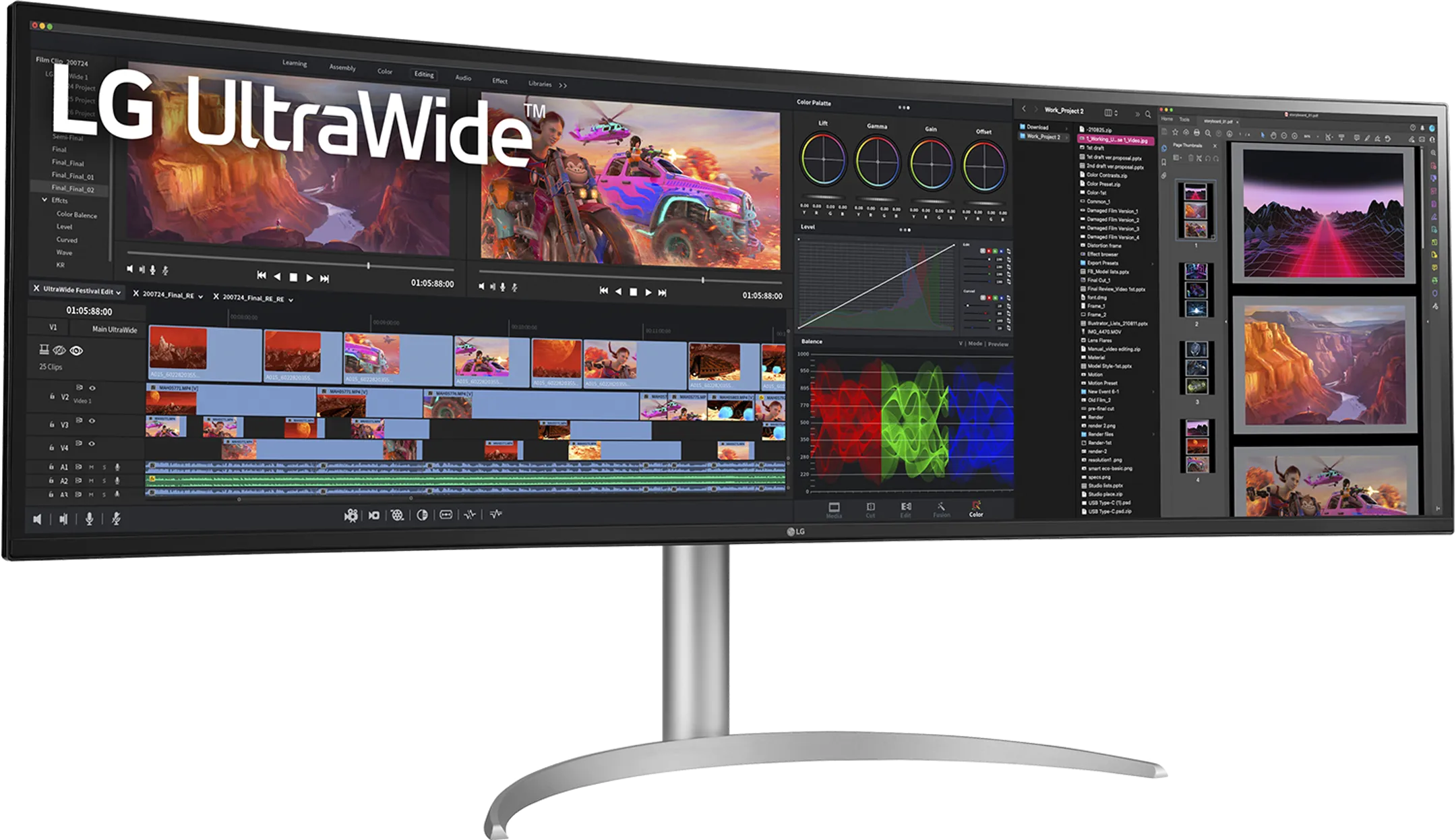 LG UltraWide 49WQ95C-W.AEU