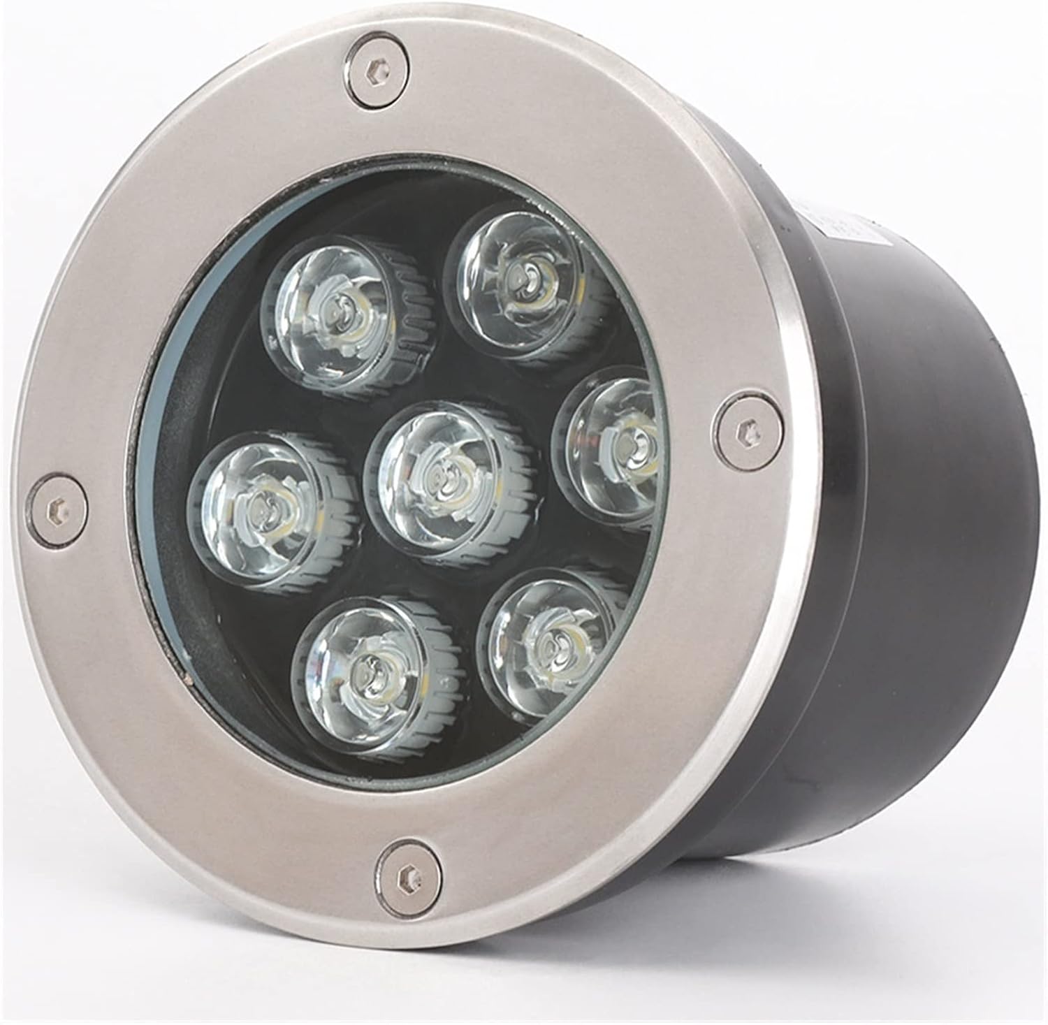 LED-Schwimmbadbeleuchtung Edelstahl Unterwasser-Teichlicht IP68 Wasserdicht Eingebettetes Untergrundlicht für Aquarium-Wasserfall-Teichbeleuchtung