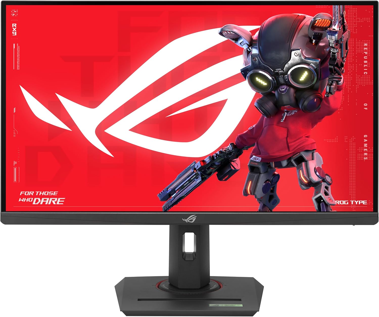 Moniteur Gaming ROG Strix XG27UCG Dual Mode - 27 Pouces 3840x2160, bi-Mode (4K 160Hz ou FHD 320Hz), 1ms (GTG), Fast IPS, USB Type-C, Compatible G-Sync, DisplayWidget Center, HDR, Aura Sync