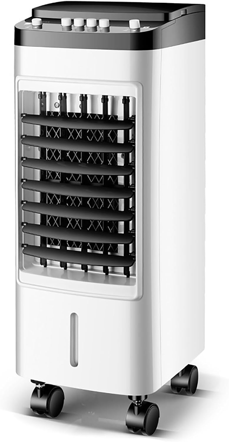 Klimaanlage Ventilator, Air Circulator Cooler Fans, Mobile Wasserkühlung Ventilator mit Rädern, Weitwinkel-Oszillation, für Familie, Büro oder Schlafsaal