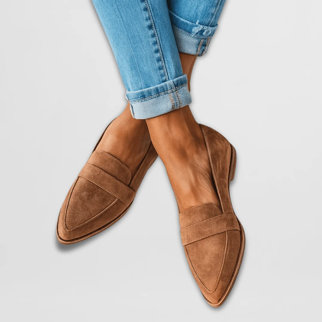 Women��s Soft Suede Loafers Comfortable Everyday Style