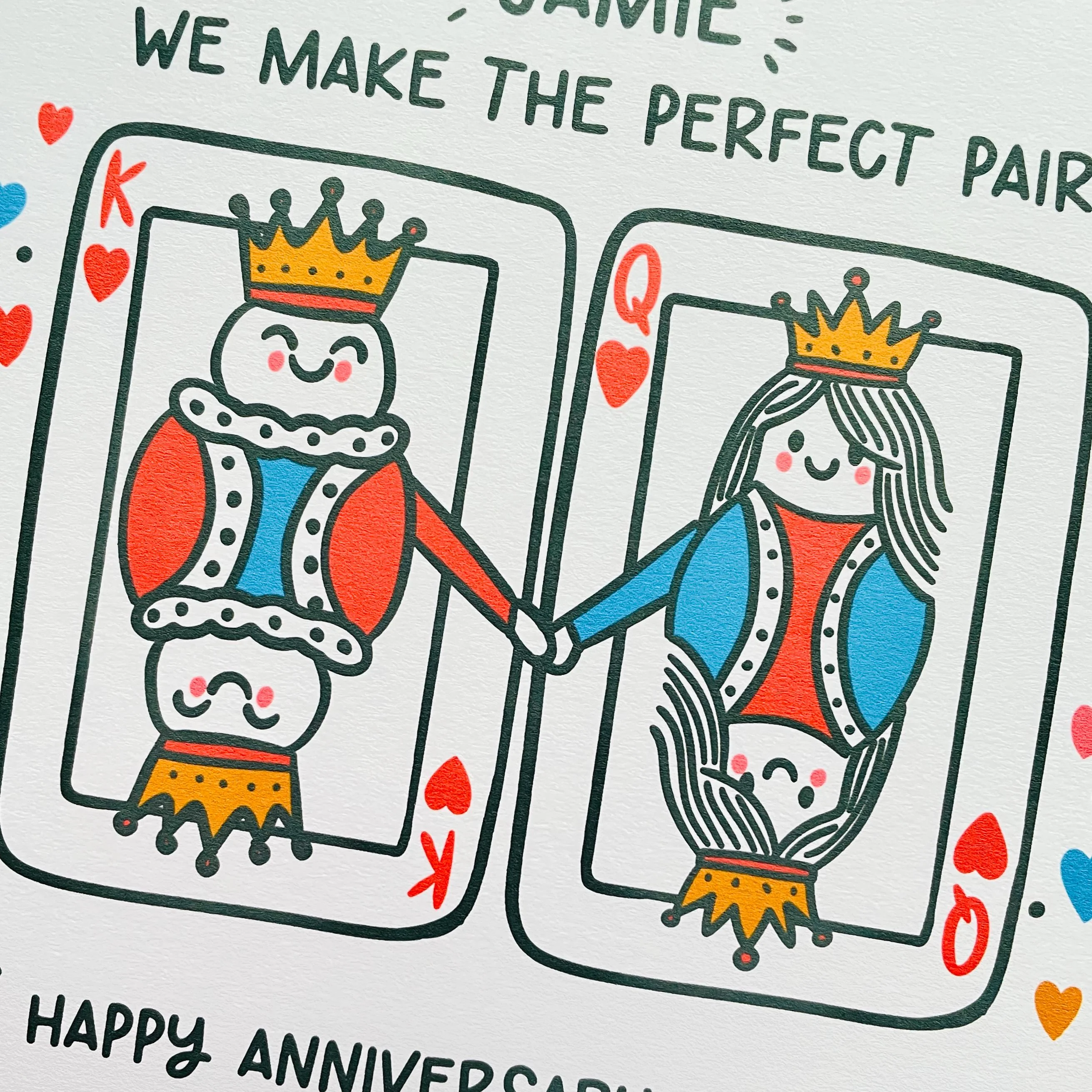 Personalised Anniversary Card ? Personalised Happy Anniversary Card ? Anniversary Card For Him ?  Anniversary Card For Her ?