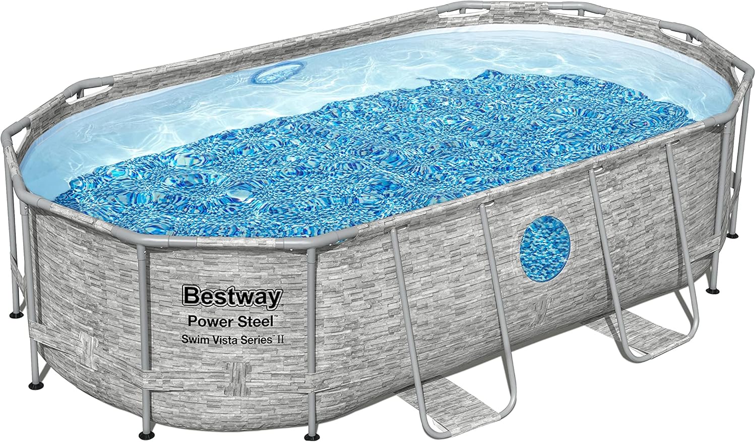 The robust steel swimming pool 