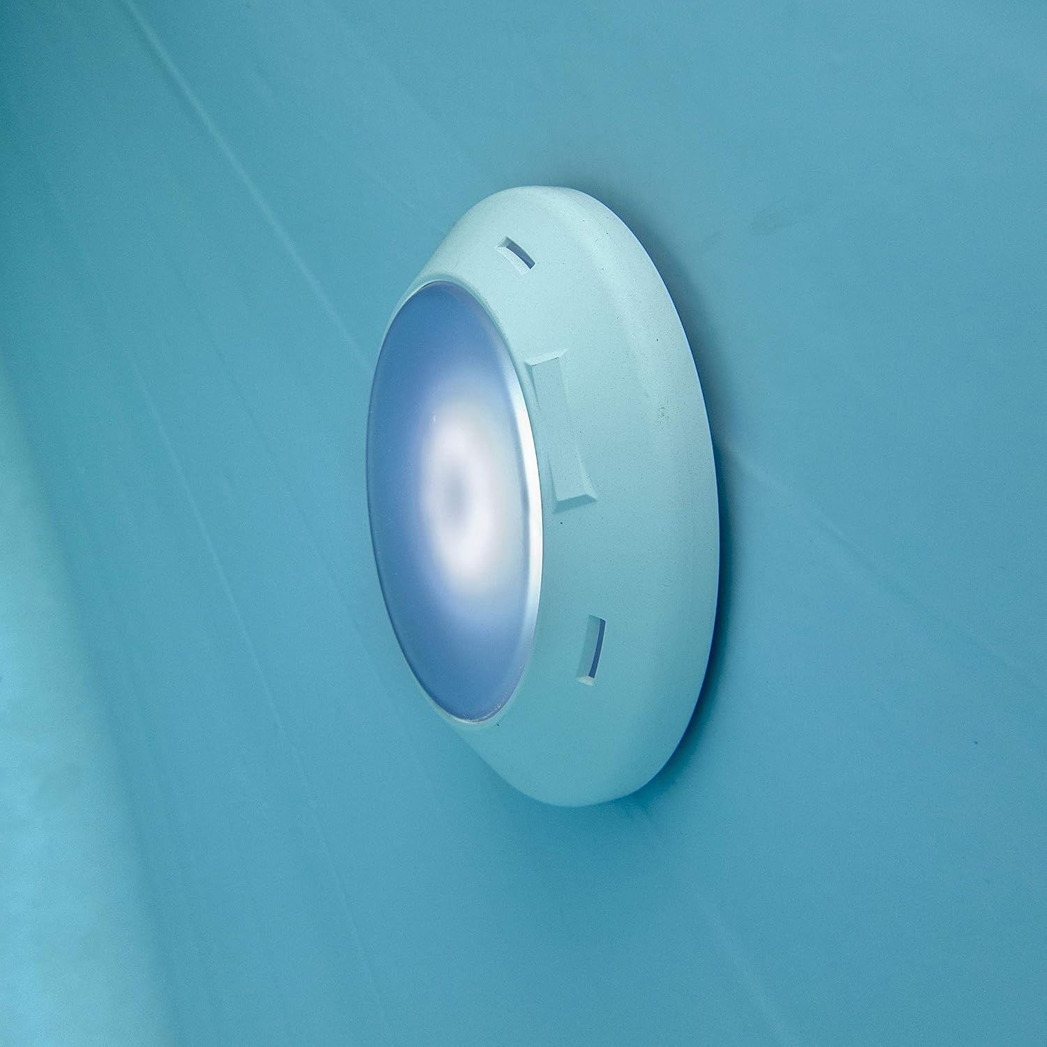 Gre PLWPB - LED-Scheinwerfer für aufgestellte Echtholz- und Composite-Pools, Farbe weiß