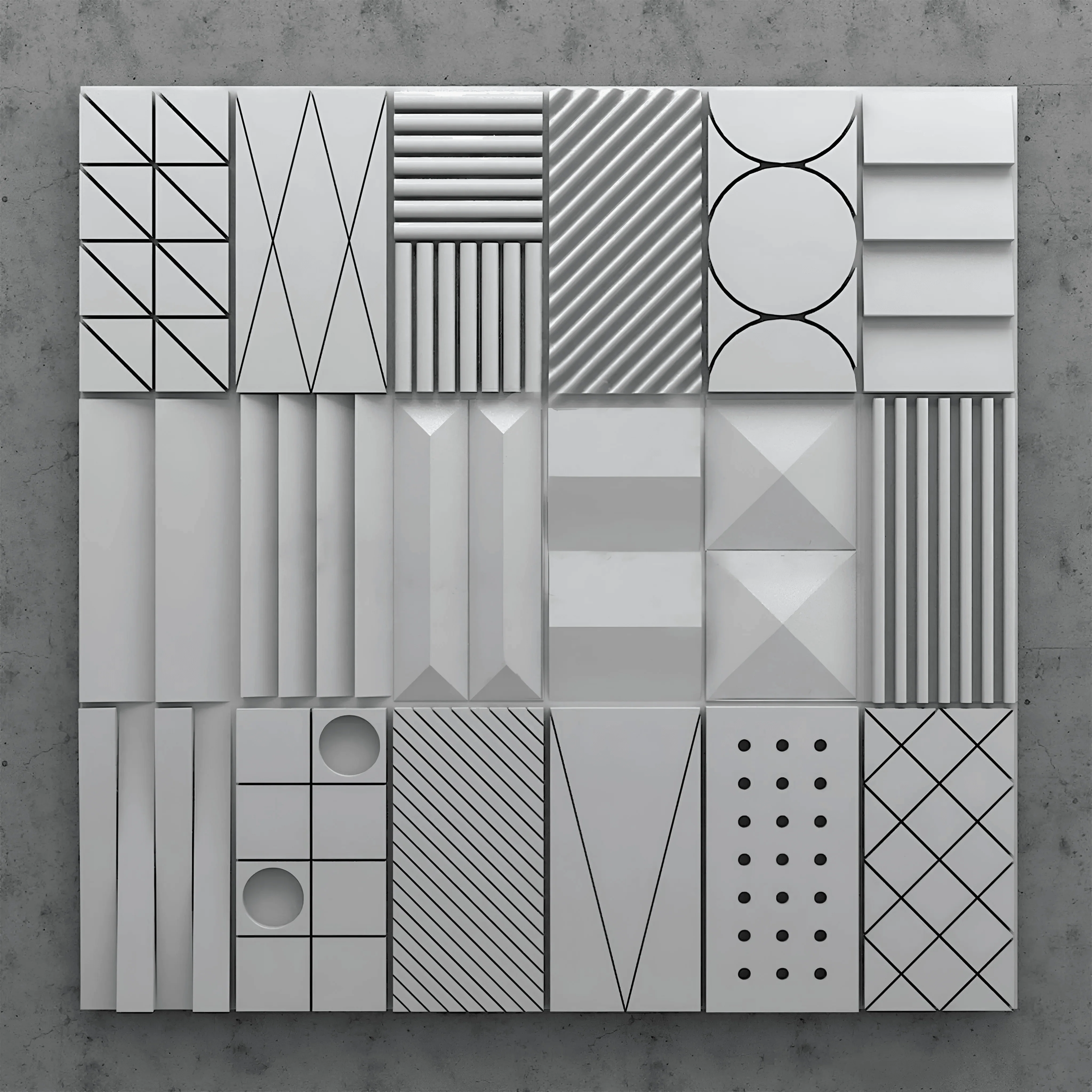 GYPSUM 3D WALL PANEL | INCA 0082