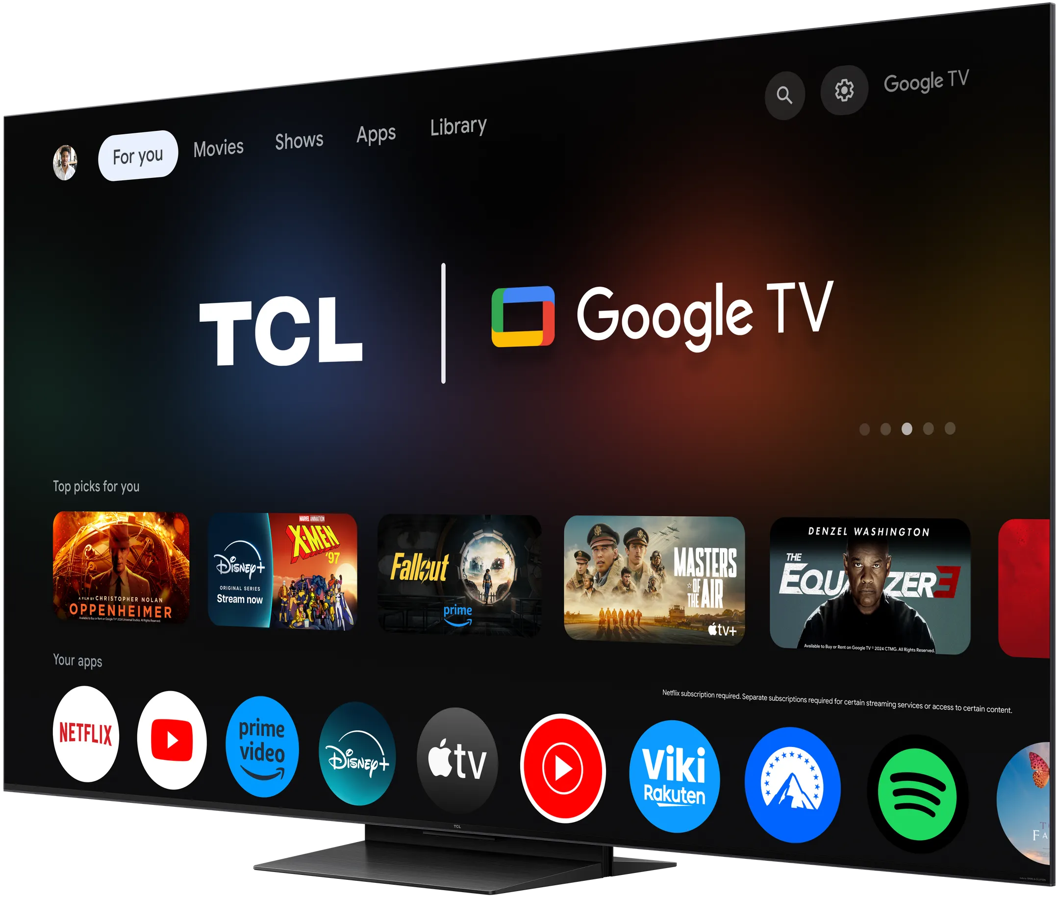 TCL QD-Mini LED 4K TV 55C79K (2025) - 55 inch