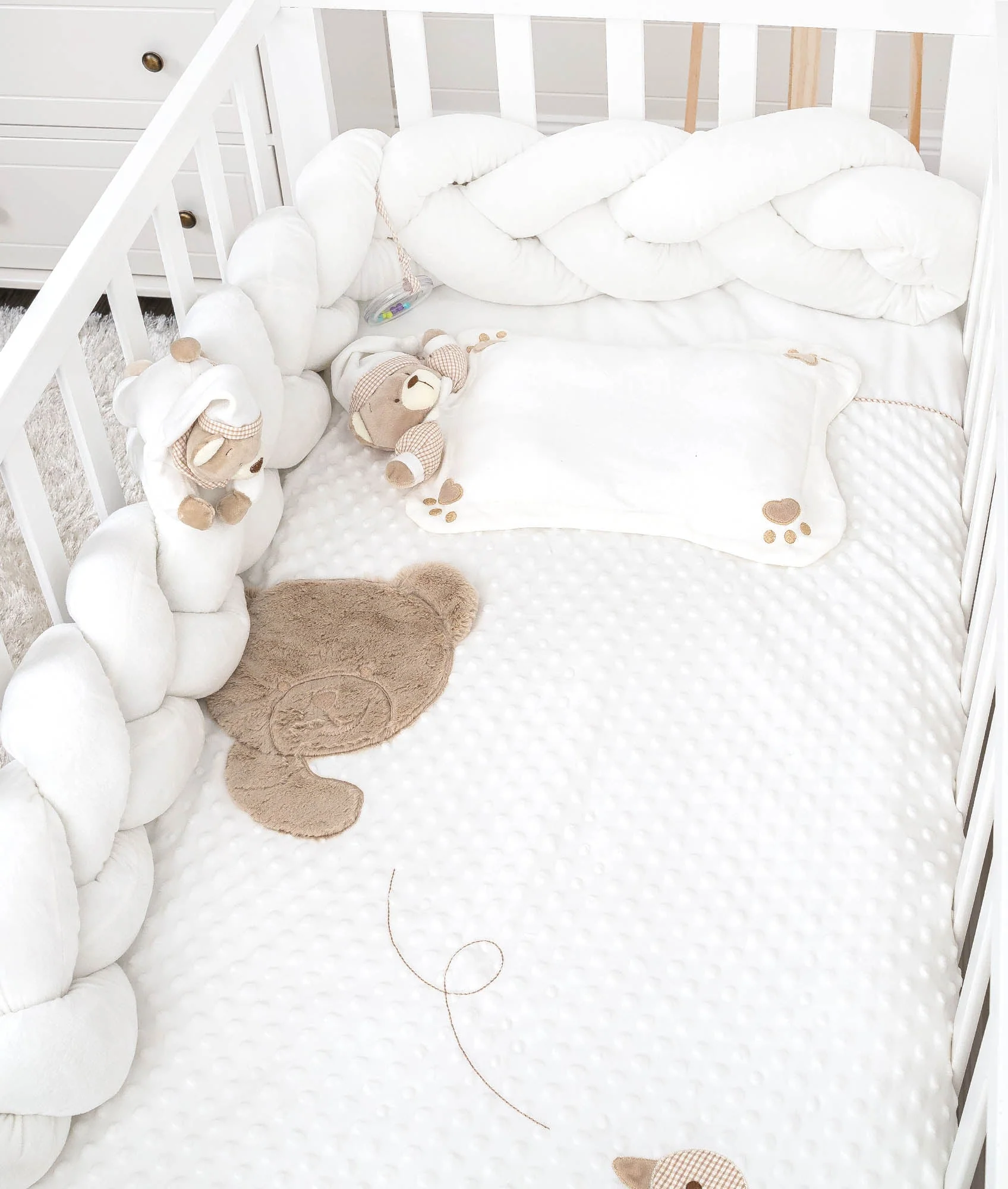 Bedding Set Bubble | White & Beige