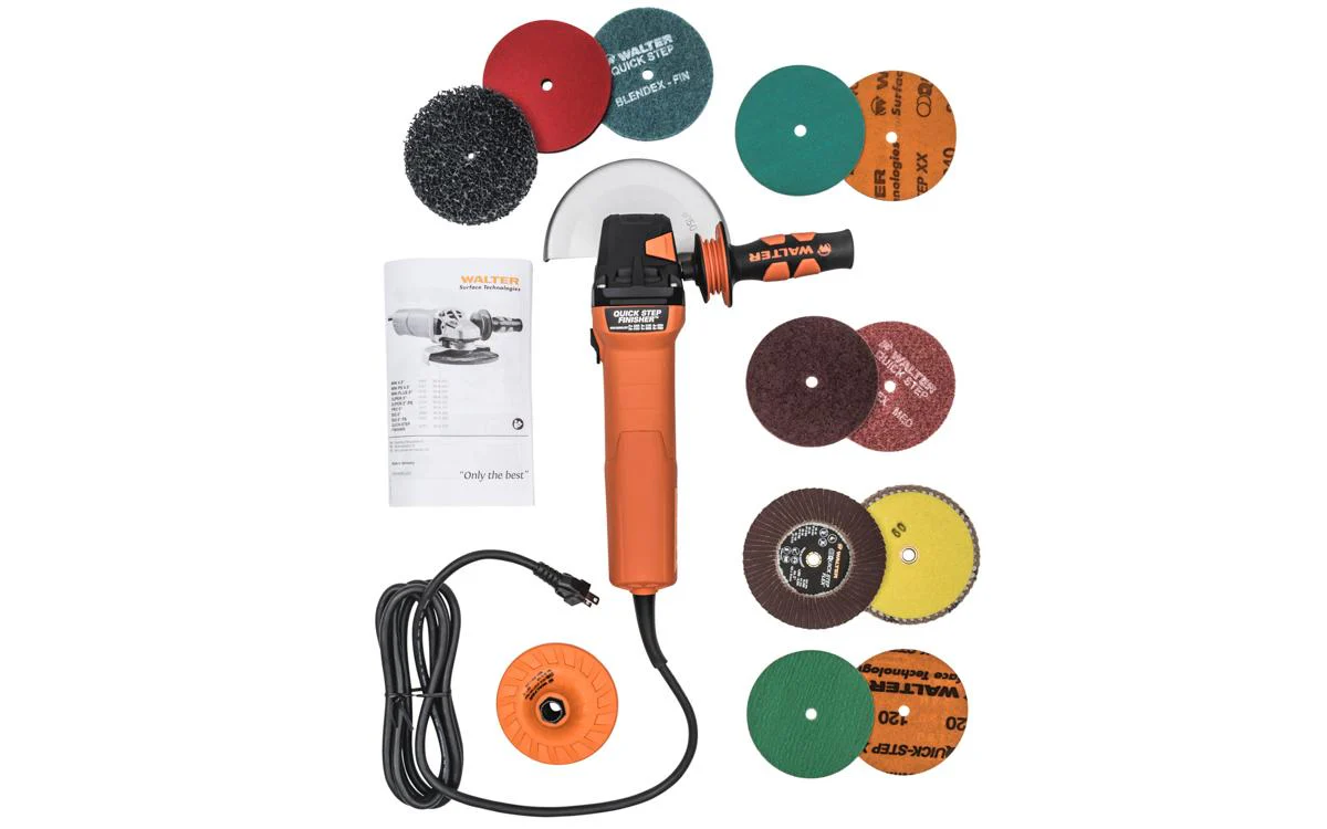 WALTER 30A277  ~  Quick-Step Sander / Polisher Kit 120V