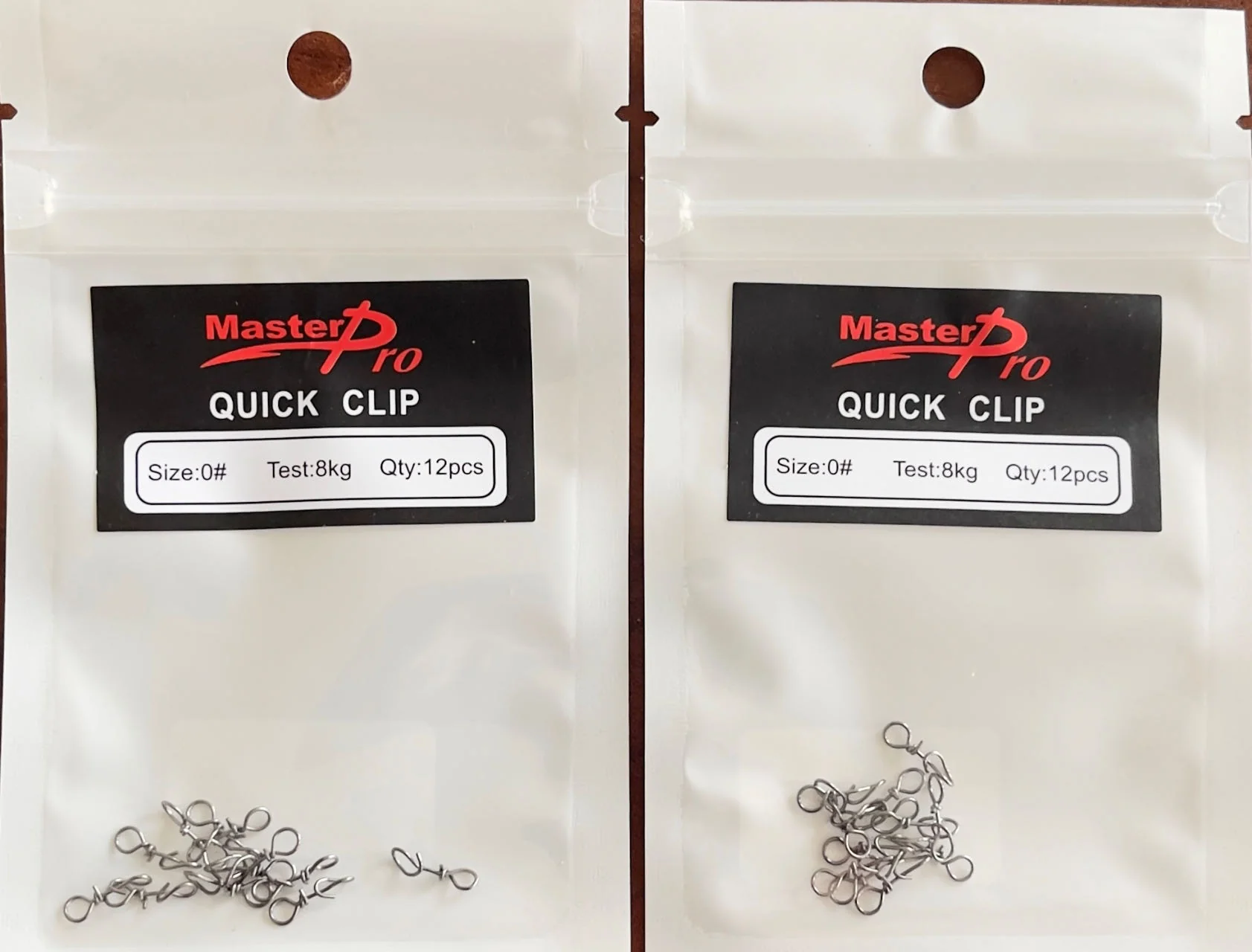 2 Packs Of 12Pcs Size 0# Quick Clips Fishing Tackle