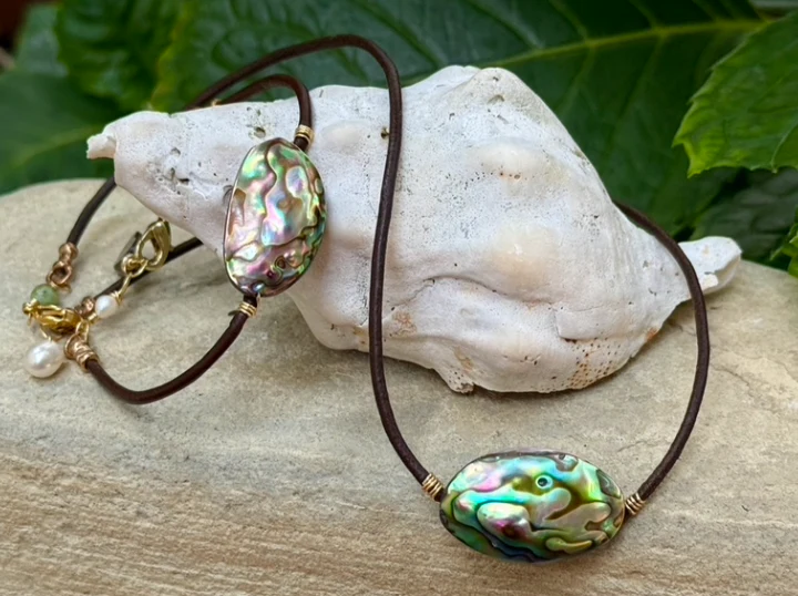 Abalone Reflection Necklace