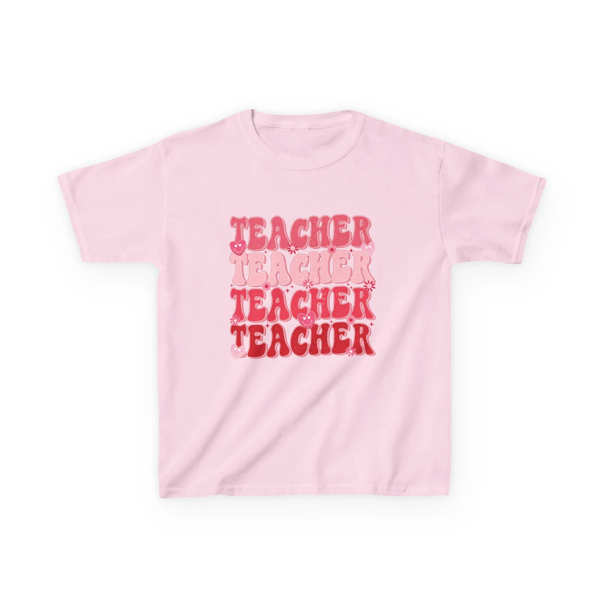 Retro Pink Teacher Tee | Kids Tee