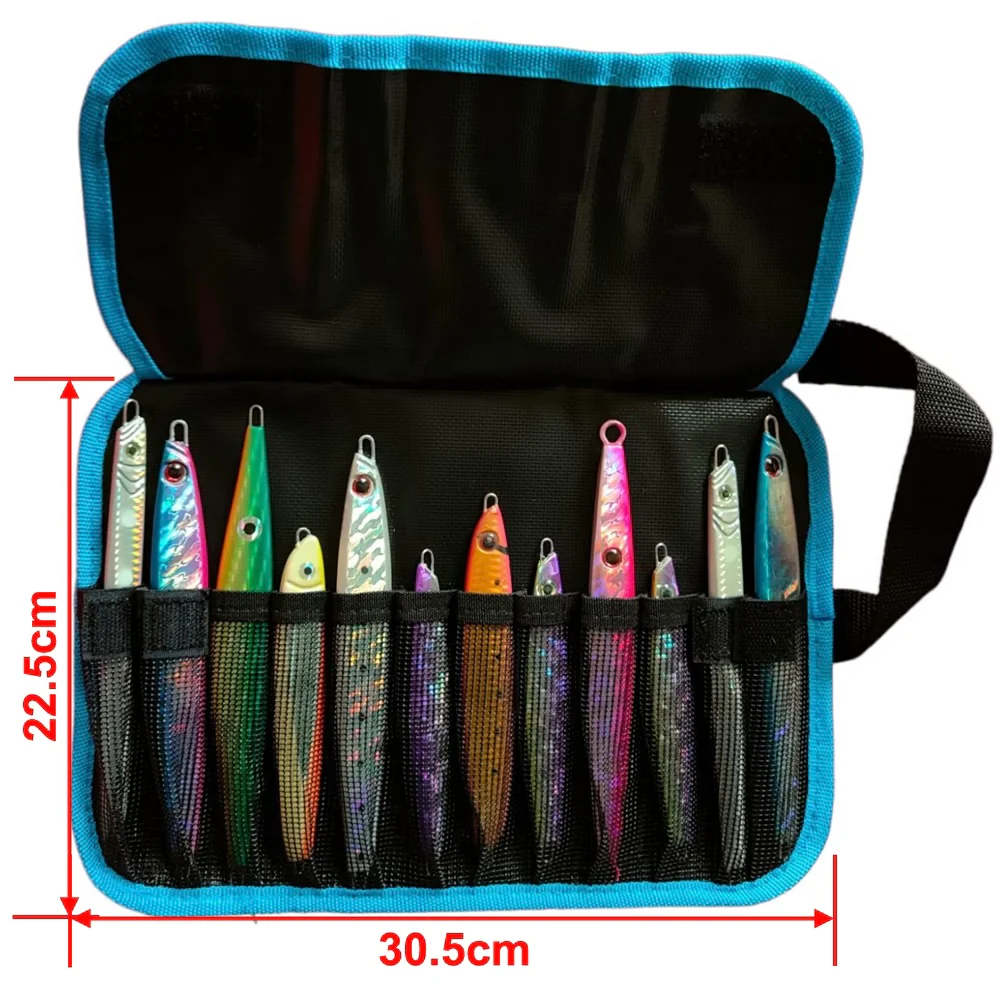 2 X Fishing Jigging Lead Fish Rolls Bags Fishing Tackle Special Offer