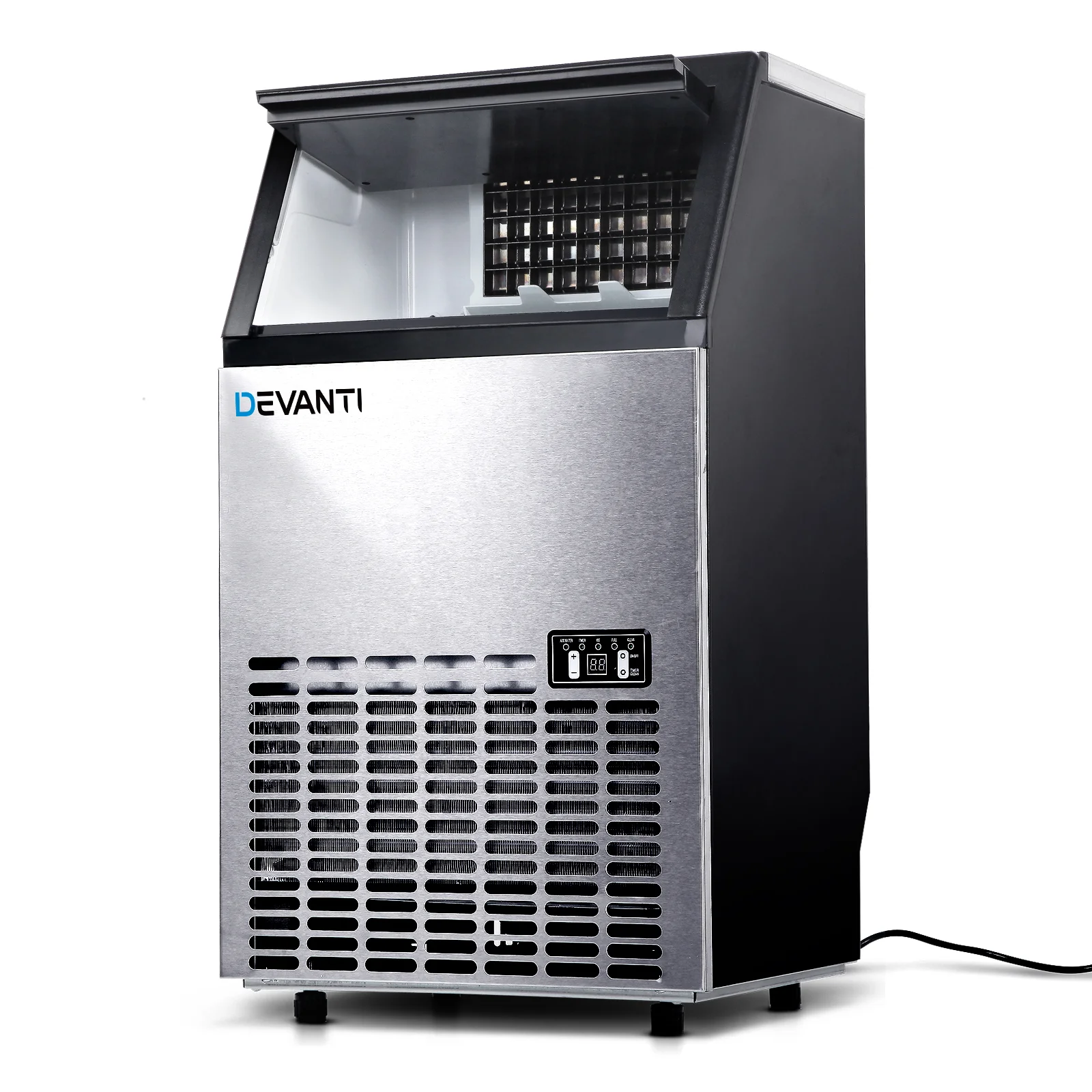 60kg Ice Maker Machine, Adjustable Thickness - Devanti
