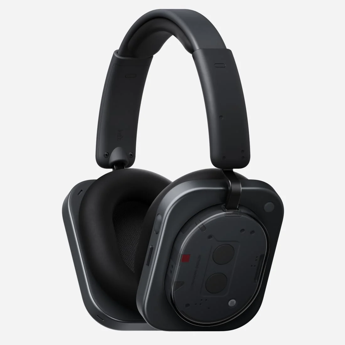 Nothing Headphone (1) Wireless On-Ear Headphones with Active Noise Cancellation, Up to 80h Battery, Hi-Res, Space Audio, Waterproof – White