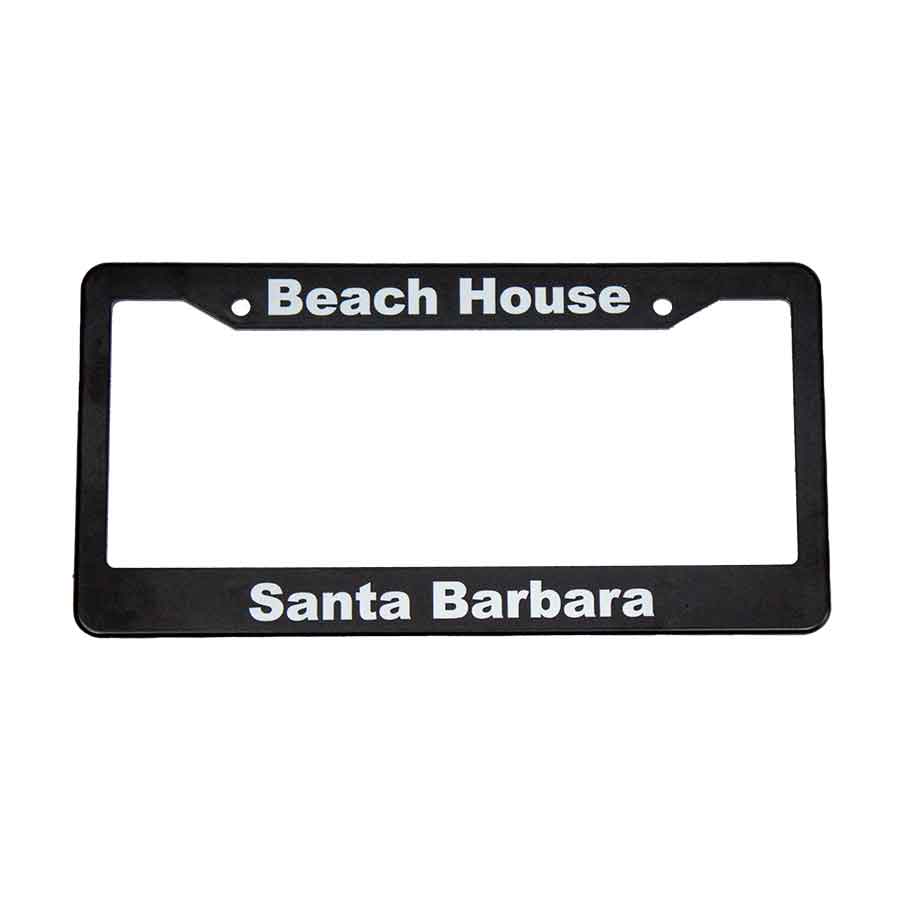Beach House License Plate Frame