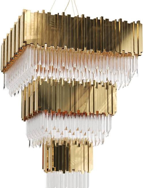 Empire Square Chandelier