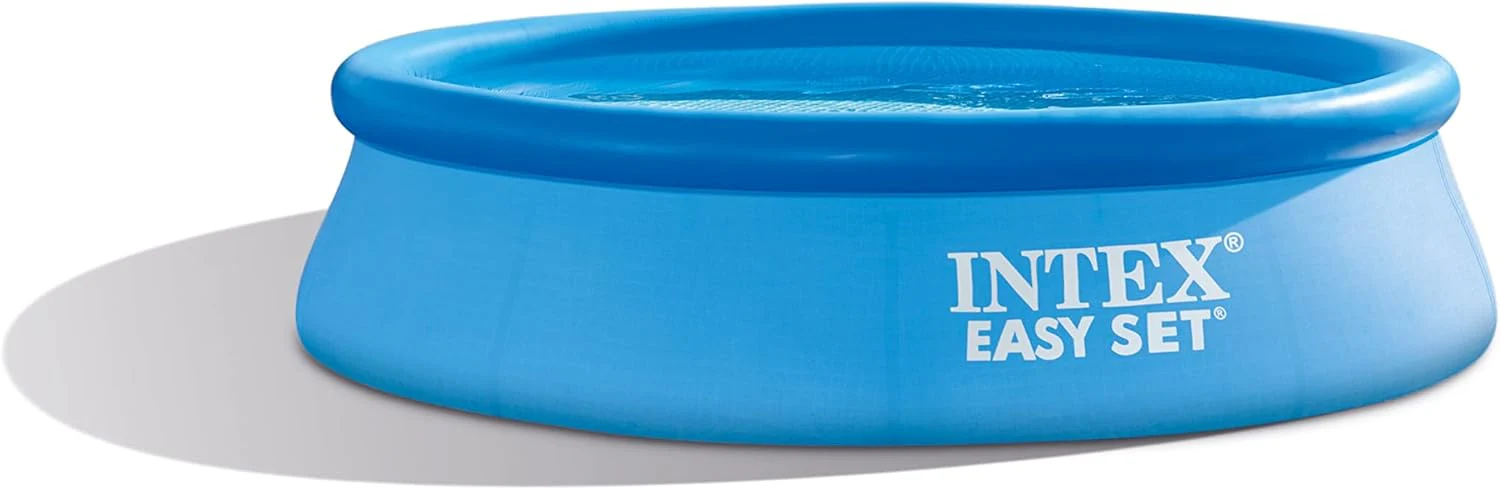 Intex 28167EH Easy Set Inflatable Swimming Pool Set: 15ft x 48in �?Includes 1000 GPH Cartridge Filter Pump �?Removable Ladder �?Pool Cover �?Ground