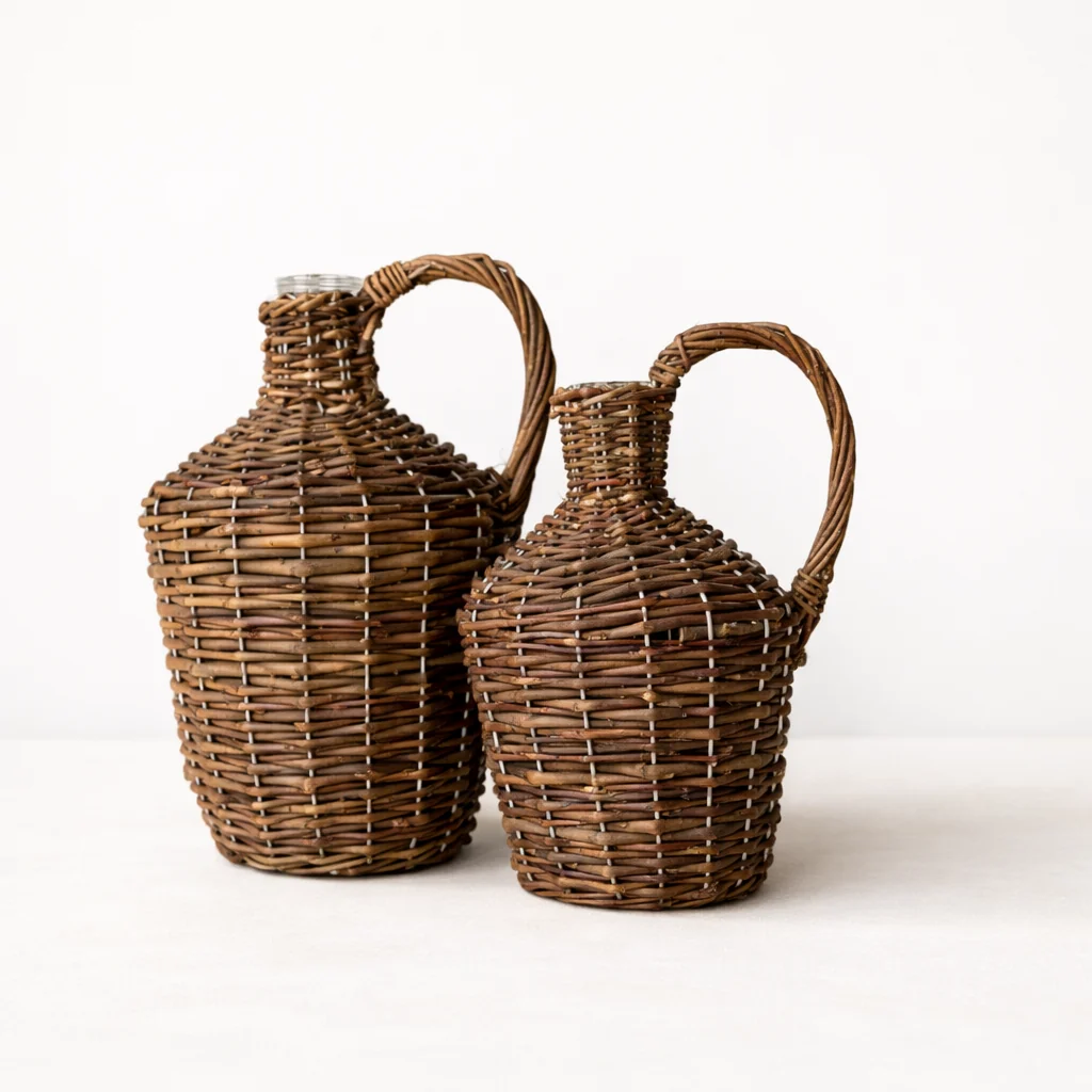 Willow Wrapped Jug