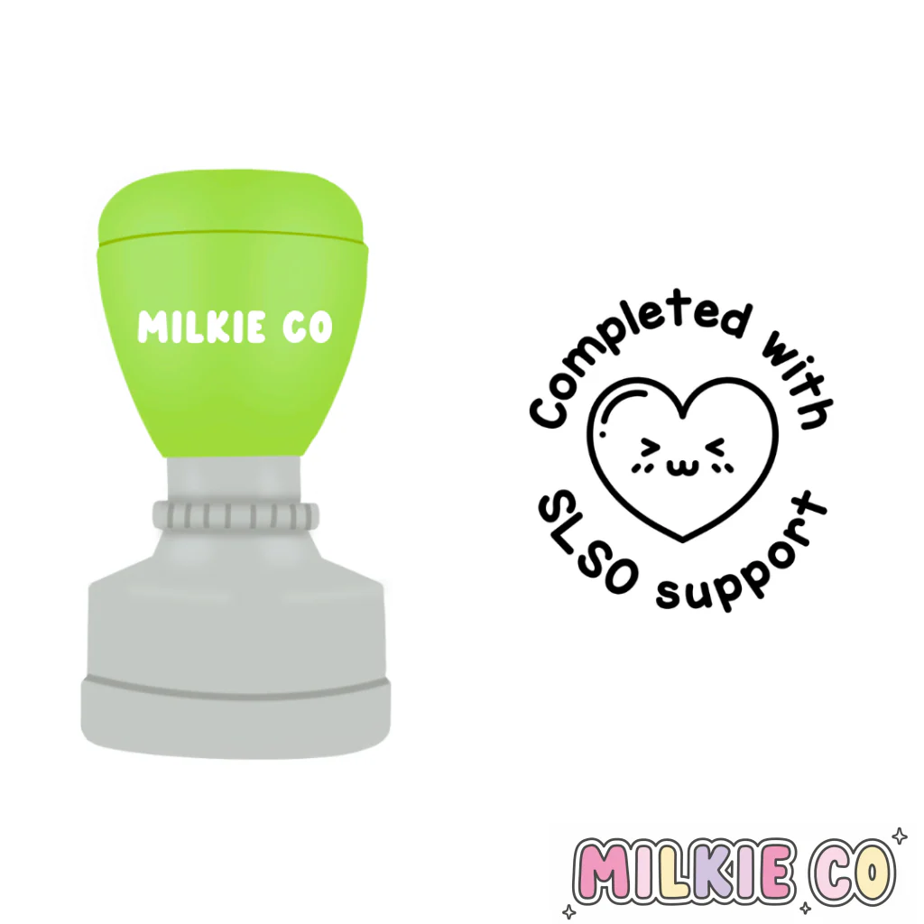 'Completed with SLSO Support' Stamp