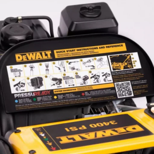 DeWalt Pressure Ready 2025 3400 PSI 2.5 GPM Cold Water Petrol Pressure Washer