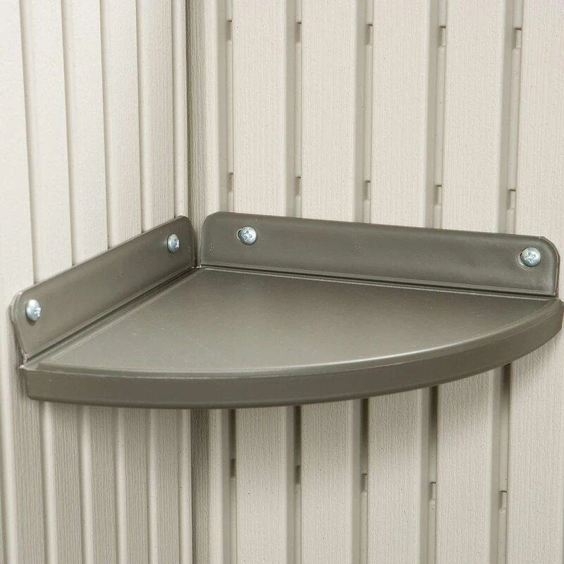2025 Side entrance, 4.57 m W x 2.44 m D, plastic tool shed