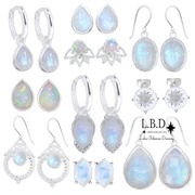 Sterling Silver Gemstone Earrings
