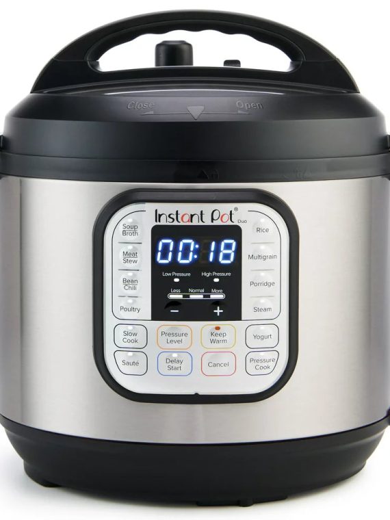 Instant Pot Duo 6 Qt Electric Pressure Cooker 7-In-1 with Easy-Release Steam Switch