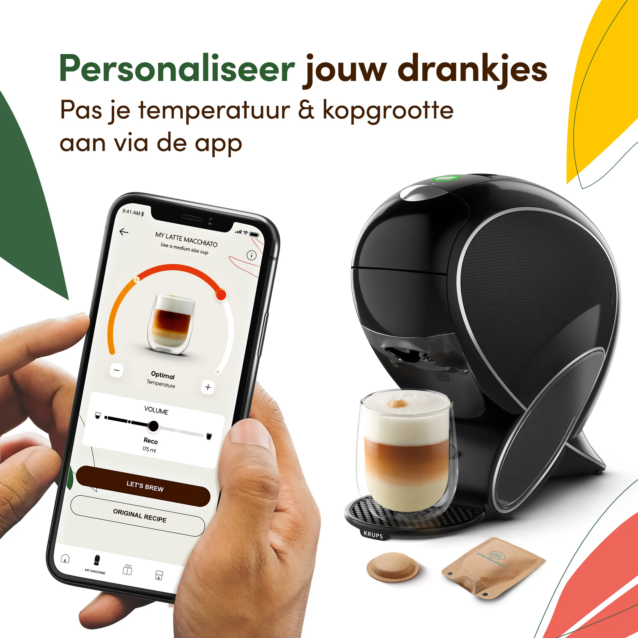 Krups Koffiemachine NESCAFÉ Dolce Gusto NEO LATTE zwart KP850810