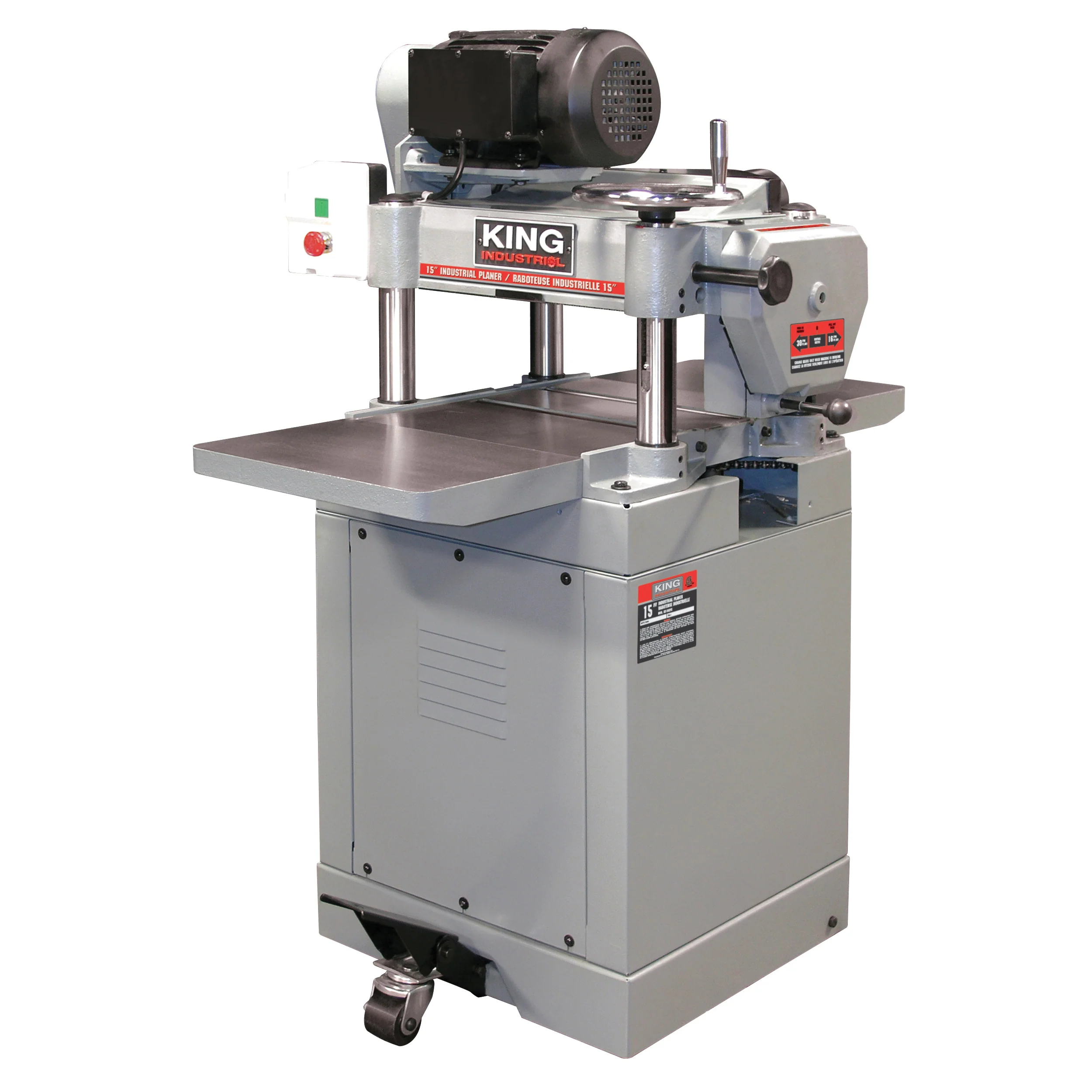 King Canada KC-382CFX  ~  Planer 15 Inch 18 Amp. 220V