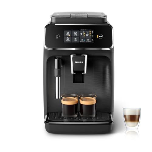 Philips 2200 Series Macchina da Caffè Automatica   Montalatte Classico, Display Touch Intuitivo, Nero Opaco (EP2220/10) : Amazon.it: Casa e cucina