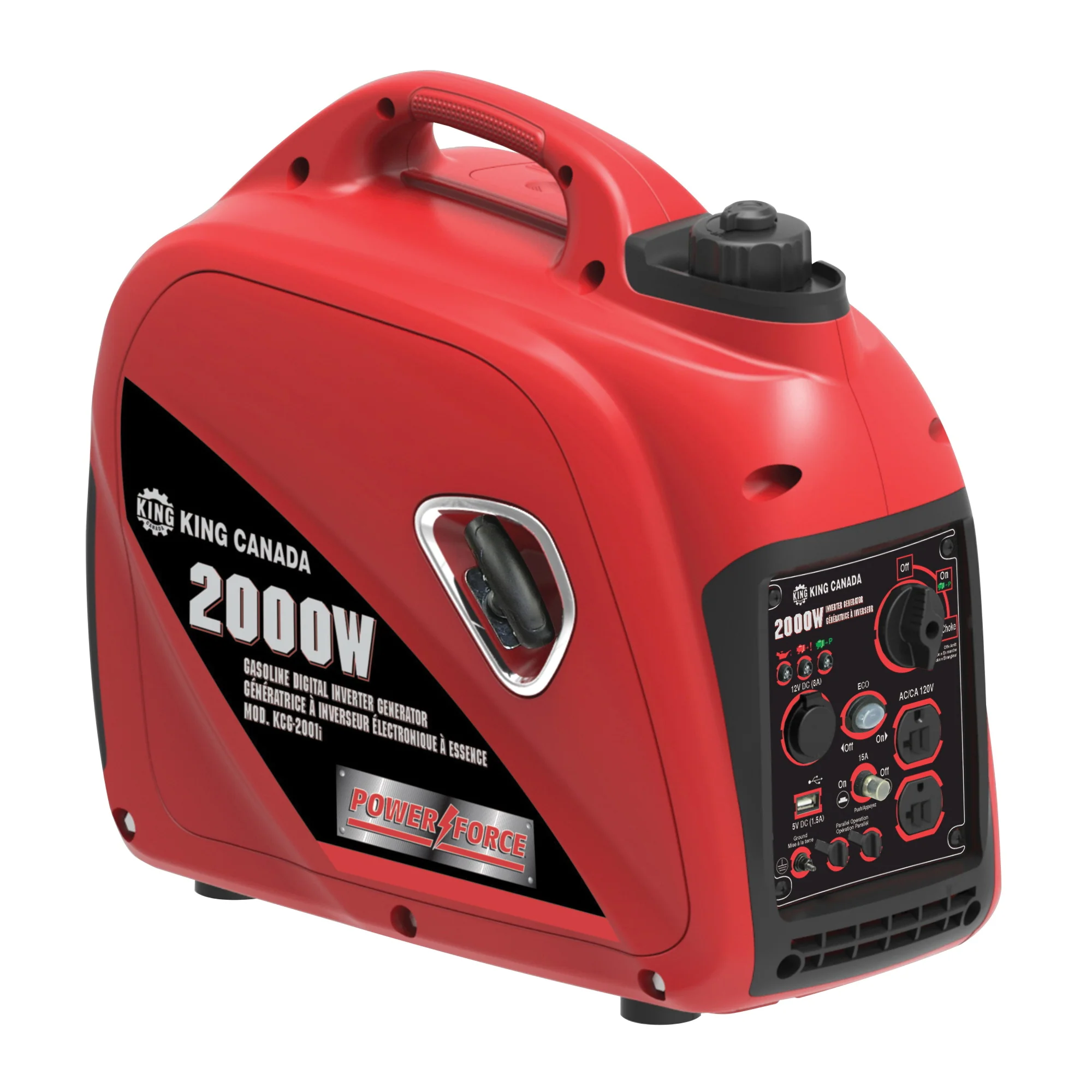 King Canada KCG-2001i  ~  Generator Gasoline Digital Inverter 2000W