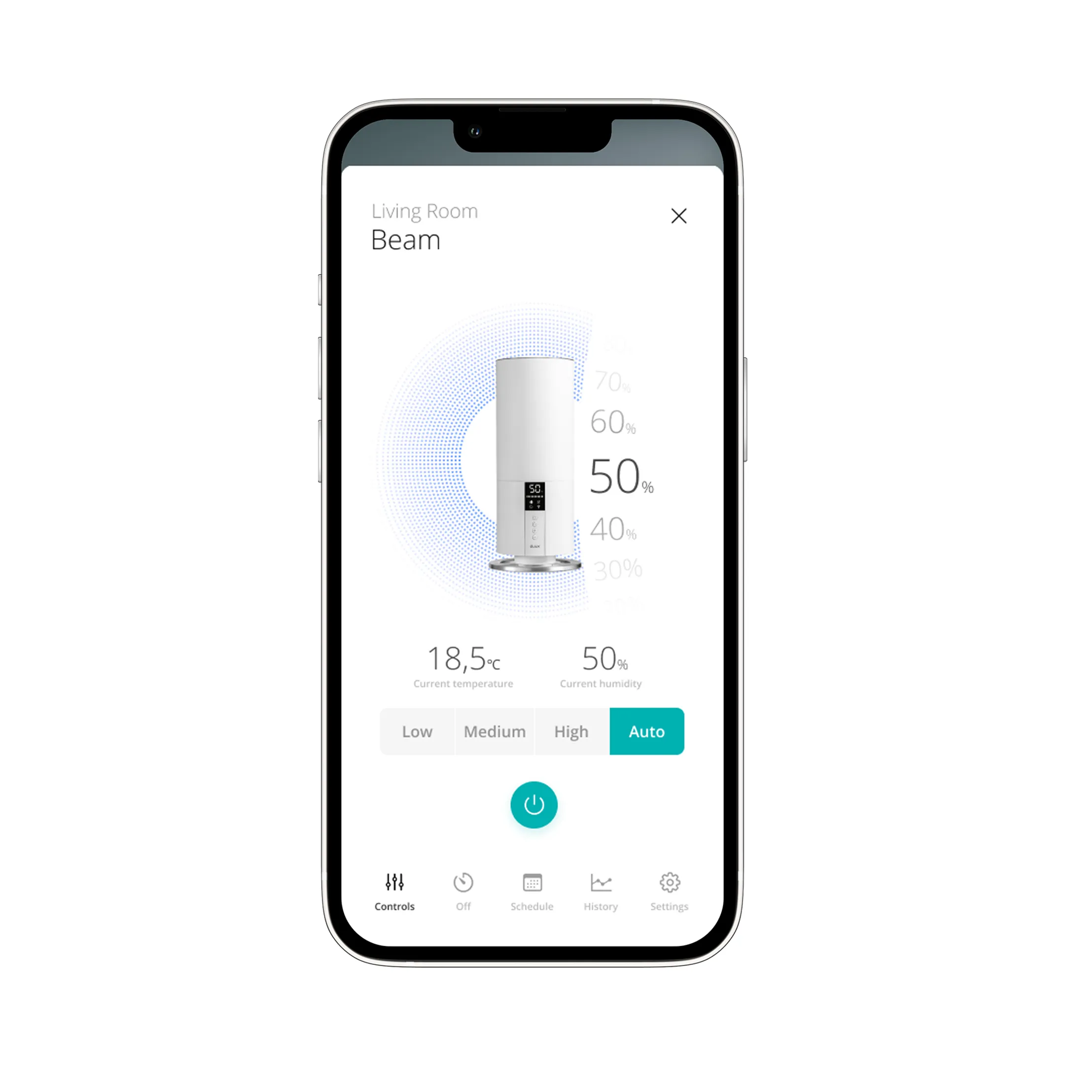 DUUX Luchtbevochtiger Beam Mini White