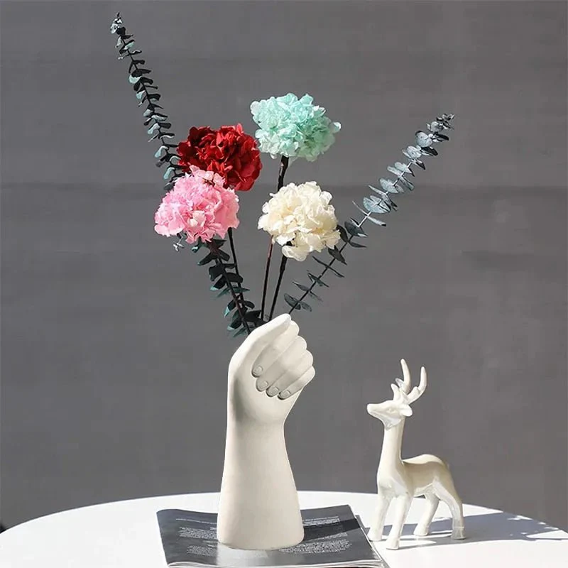 FloralGrip Vase | Verfraai je bloemwerk met een artistieke handvaas!