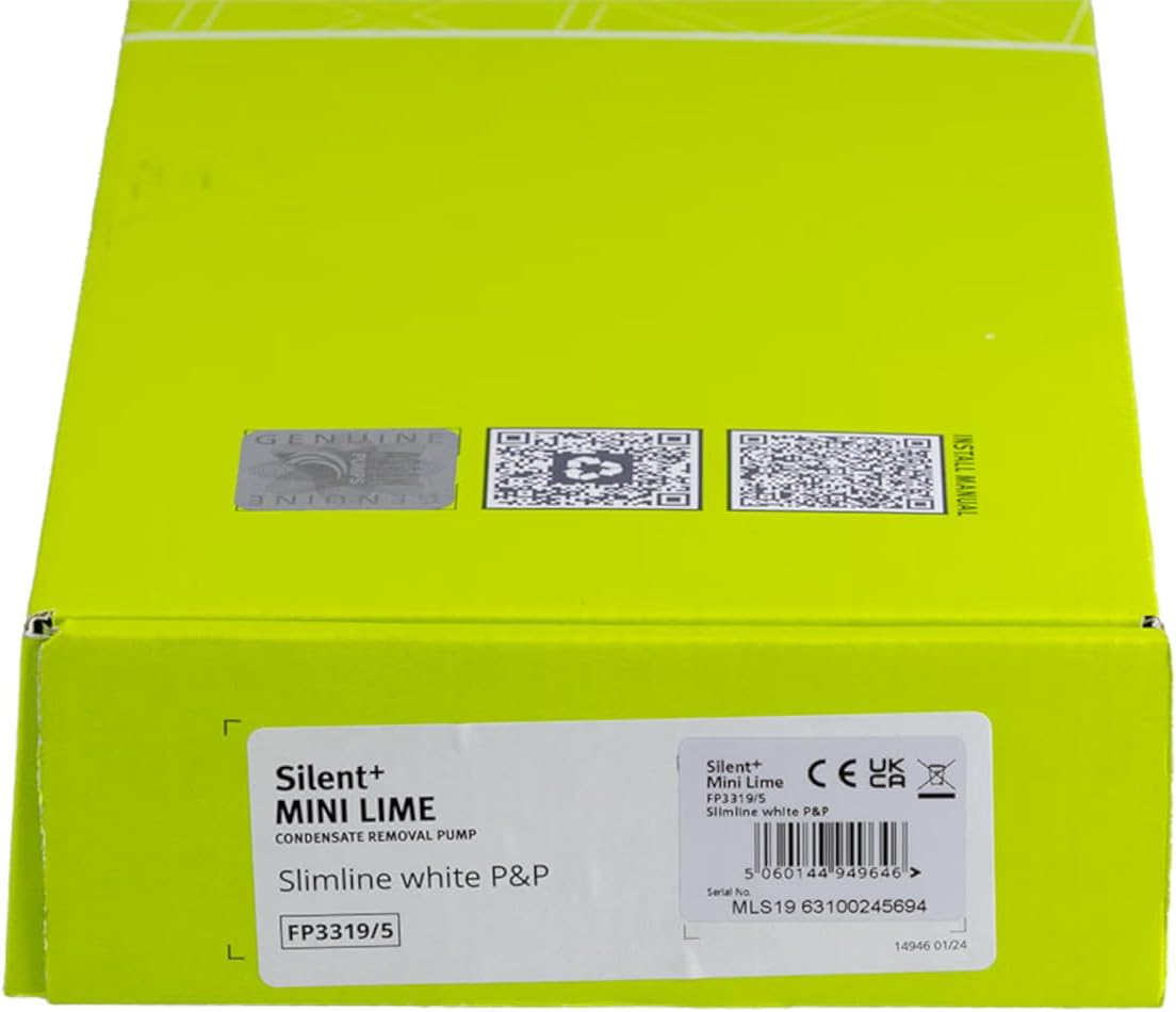 ASPEN Silent + Mini Lime Eckkanal- Kondensatpumpe für Wand- Klimageräte / 5. Generation (Slimline)