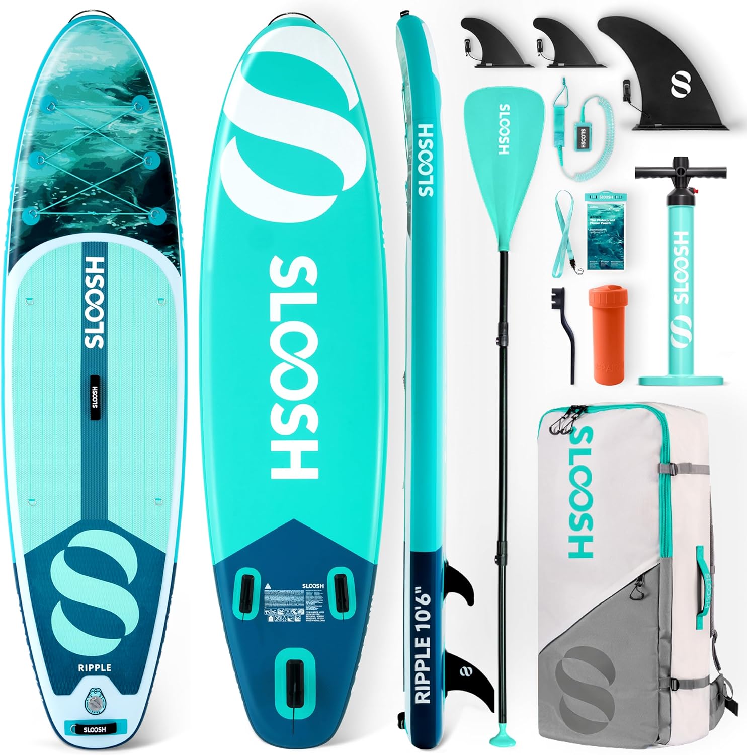 SLOOSH Tavola da Stand Up Paddle Gonfiabile, 10'6