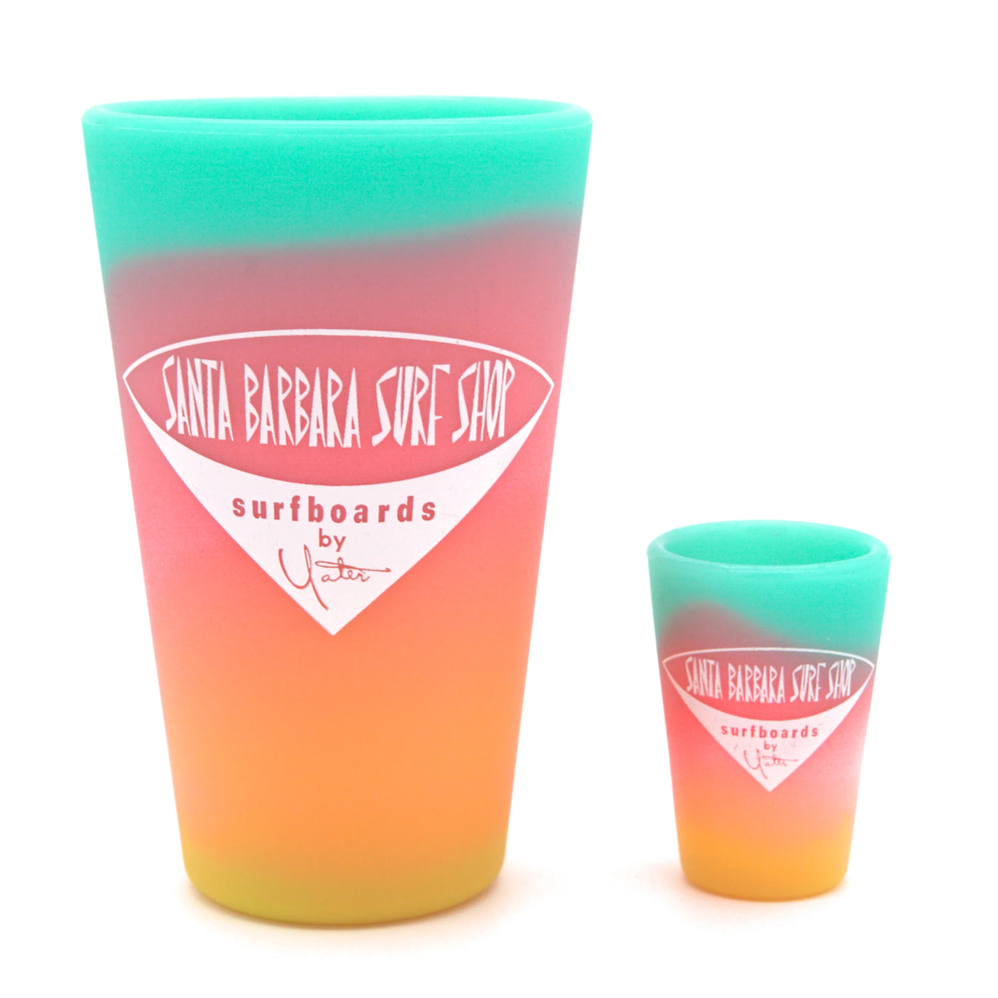 Santa Barbara Surf Shop SiliPint? Pint & Shot Glasses