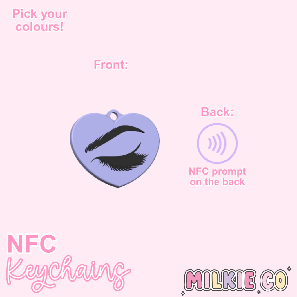 Lash Artist NFC Keychain