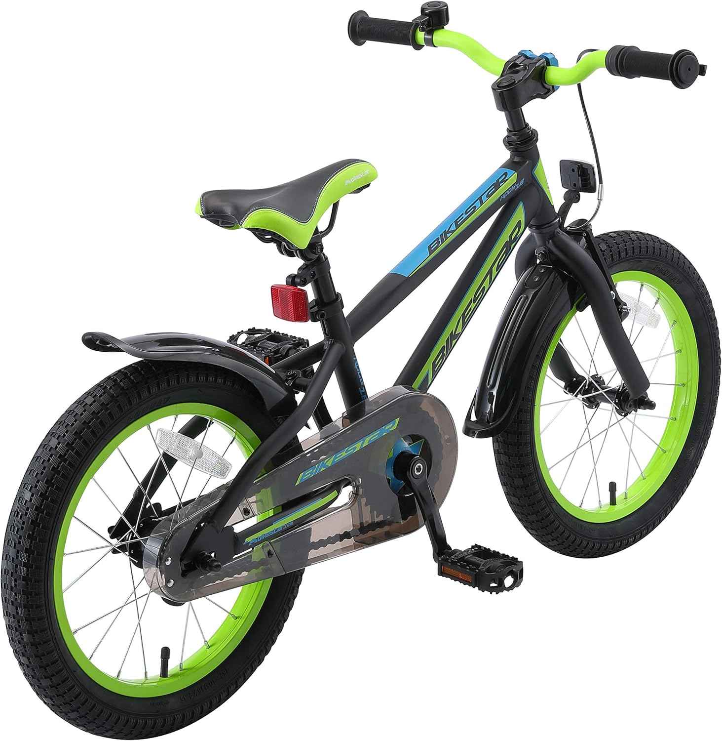 BIKESTAR Bicicleta Infantil para niños y niñas a Partir de 4 años | Bici de montaña 16 Pulgadas con Frenos | 16