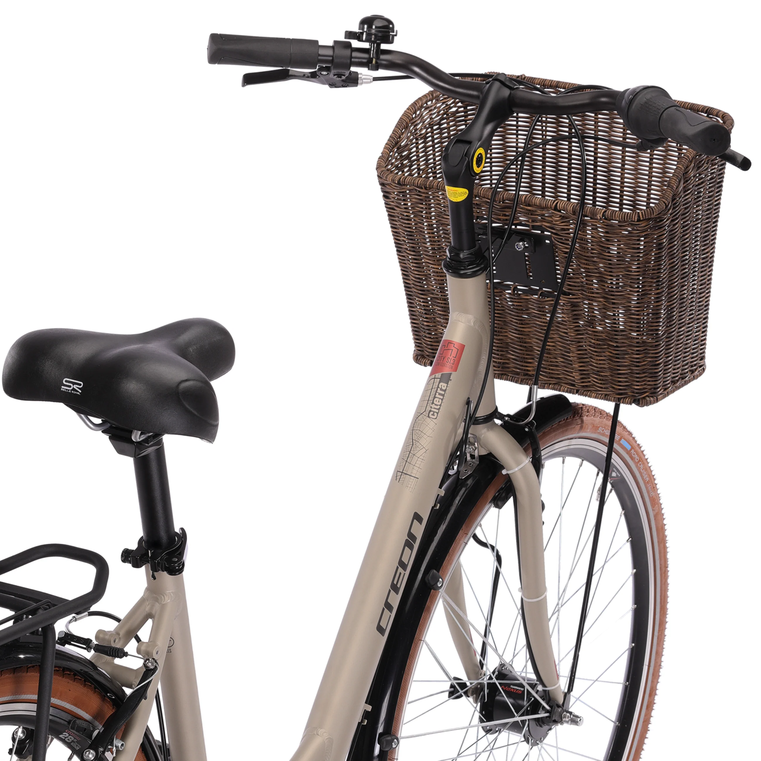 28 Inch Dames Stadsfiets Stadsfiets CITERRA SL 3 LAGE INSTAP Shimano NEXUS 7 Speed Terugtraprem