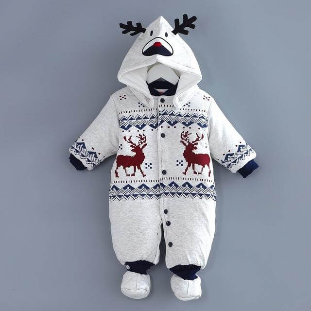 MERRYMINI – Schattige lente-kerstkleding voor baby's (Unisex)